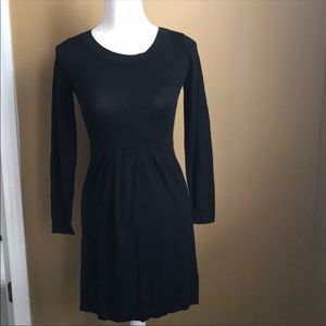 Banana Republic black sweater dress